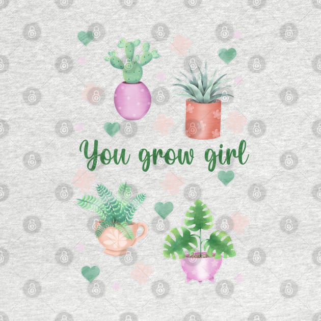 You grow girl! by Manxcraft